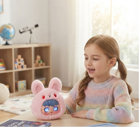 Produit phare : Compagnon de bureau IA Lapin, Robot poupée compagnon émotionnel à dialogue intelligent, Jouet en peluche éducatif et Pendentif