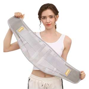 Cinturón de soporte lumbar Chicfit, soporte de cintura ajustable y transpirable para aliviar el dolor, diseño envolvente de tamaño universal - Product Image 1