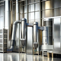 Sécheur automatique à flash XSG8 et déshumidificateur à flux d'air pour la transformation alimentaire de la farine de manioc et de l'amidon