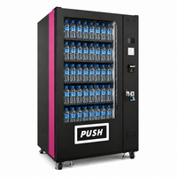 Distributeur automatique de snacks intelligents, distributeur automatique de boissons, machine de vente au détail à plateau spiralé avec accepteur de pièces et de billets