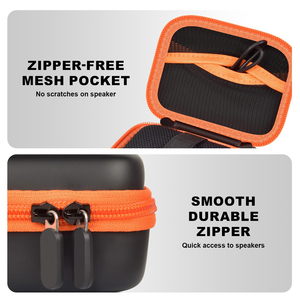 Étui rigide en EVA personnalisé en gros pour enceinte sans fil <span class=keywords><strong>JBL</strong></span> <span class=keywords><strong>Go</strong></span> 4 / <span class=keywords><strong>Go</strong></span> 3 / <span class=keywords><strong>Go</strong></span> 3 Eco avec poche de rangement en maille et sangle de transport - Product Image 3