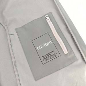 Veste d'extérieur à capuche imperméable 100 % polyester réfléchissante pour homme, design personnalisé, fermeture éclair, vente chaude - Product Image 3