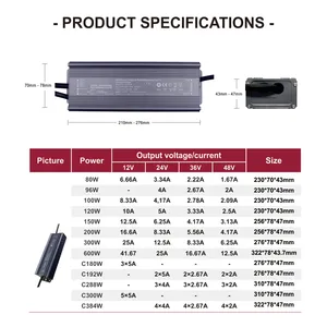 Alimentatore switching dimming led 12v DC LED trasformatore led driver per down lights led driver