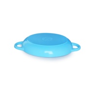 Casserole peu profonde en fonte émaillée Offre Spéciale boîte brune classique durable avec couvercle de casserole pour une utilisation en cuisine