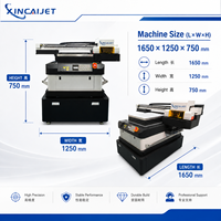 Imprimante DTF à plat UV XINCAIJET 6090 avec trois têtes d'impression Epson I3200, automatique, nouvelle, garantie 1 an, encre UV, mobile