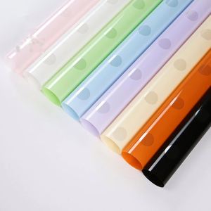 กระดาษแก้วเคลือบพลาสติกใสกันน้ำสำหรับห่อดอกไม้ พิมพ์ลายรูโปร่งแสง - Product Image 2
