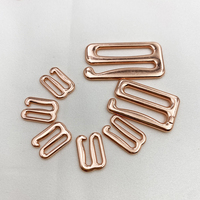 Venta al por mayor hebillas de metal cierres deslizantes para bikini accesorios de baño