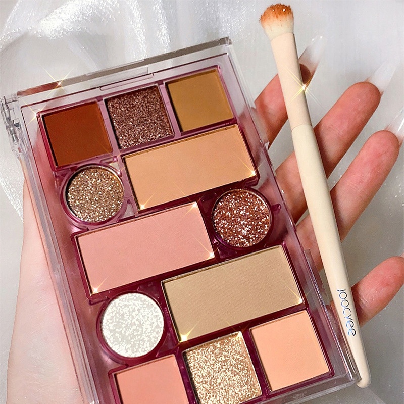 Водостойкие тени для век пигментные блестящие тени для век матовые пастельные тени для век 12 цветов Палитра