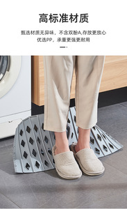Wholesale Huaxiang Brand Large Wall-Mounted Foldable PP Laundry <strong>Basket</strong> Handles <strong>Hanging</strong> Design Blue/<strong>Grey</strong>/Beige Storage - Product Image 4