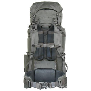 Sac à dos de randonnée Gaf 80L en nylon 500D avec cadre en fibre de carbone, gris, unisexe, pour sports de plein air - Product Image 4