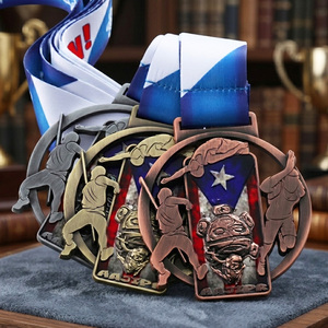 Medalla Personalizada de Fábrica, Metal de Aleación de Zinc, Multideportiva, Fundida a Presión, con Temática de Puerto Rico, Grabado en Relieve 3D, Medallas Huecas con Logotipo Deportivo - Product Image 3