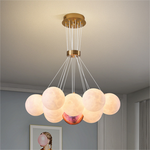 <span class=keywords><strong>Lampadario</strong></span> a Sospensione Unico e Bellissimo a Forma di Luna per Cameretta dei Bambini, Lampada a Sfera per <span class=keywords><strong>Camera</strong></span> <span class=keywords><strong>da</strong></span> <span class=keywords><strong>Letto</strong></span> e Soggiorno - Product Image 2