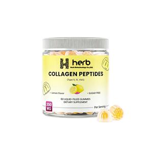 Gommes à mâcher sans sucre, remplies de collagène et de peptides - pour une peau, des cheveux et des ongles sains - Product Image 1