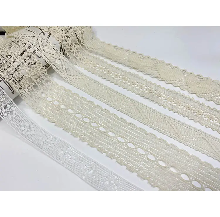 Trims And Garment Accessories Cotton Lace Embroidery Trim Embroidery Lace