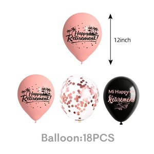 Decoración para Fiesta de Jubilación Rosa, Vajilla Desechable, Juego de Platos y Servilletas de Papel, Pancarta en Espiral, Artículos para Cumpleaños de Personas Mayores - Product Image 5