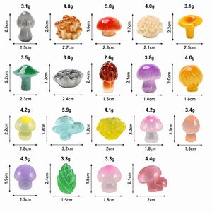 Mini-ornements en résine phosphorescents en forme de champignons pour terrariums de mousse, micro-paysages et décorations de jardin miniature DIY – Vente en gros - Product Image 2
