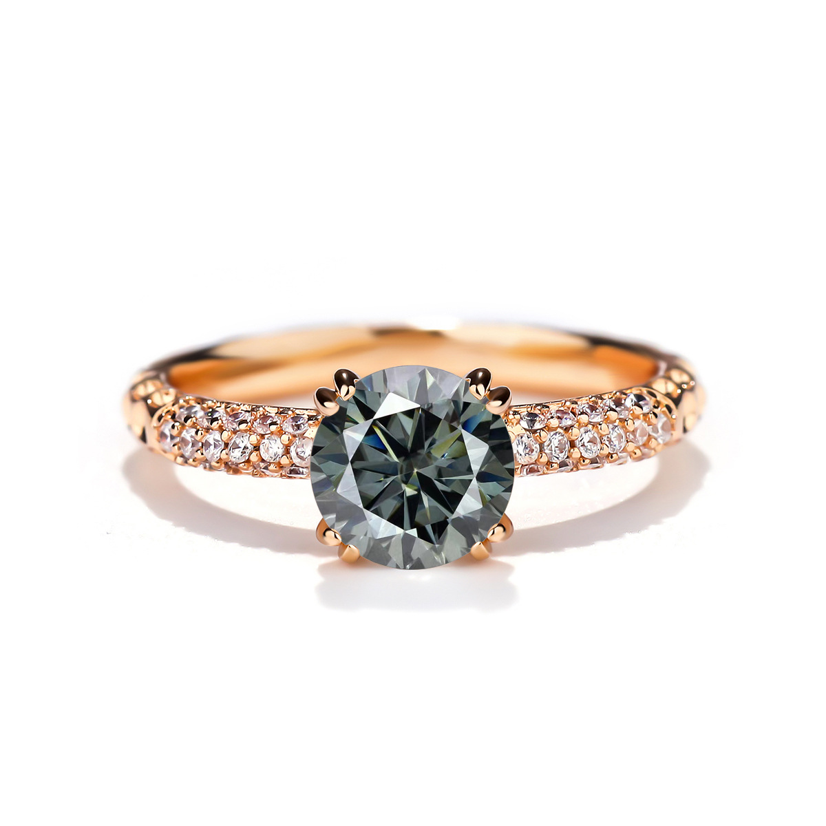 Gray (1Carat moissanite)