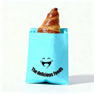 Sacs en papier écologiques, imperméables, résistants à la graisse, de qualité alimentaire, avec logo personnalisé pour l'emballage à emporter - Product Image 3