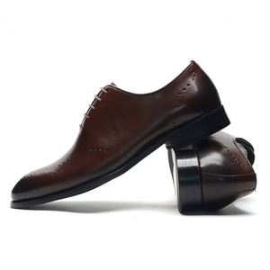 Zapatos Oxford Brogue de Cuero Vacuno Genuino para Hombre, Estilo Nuevo, Transpirables y Cómodos, Zapatos de Cuero Formales para Negocios - Product Image 3