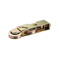 Cowell D1858 – Ensemble de 2 roulettes tandem au design moderne pour porte coulissante de patio, roulement à billes en acier de 1-1/4 pouce, galvanisé