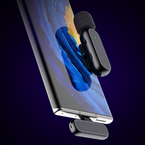 Micrófono Lavalier inalámbrico K61 con estuche de carga tipo C Cancelación de ruido para transmisión en vivo Grabación de video Entrevistas y Vlogs - Product Image 4
