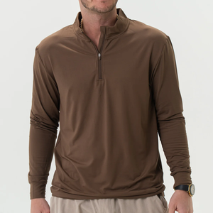 <span class=keywords><strong>Felpa</strong></span> da Golf Autunnale con Zip 1/4 Personalizzata con Logo Ricamato di Alta Qualità Lussuosa e Semplice per <span class=keywords><strong>Uomo</strong></span> - Product Image 1