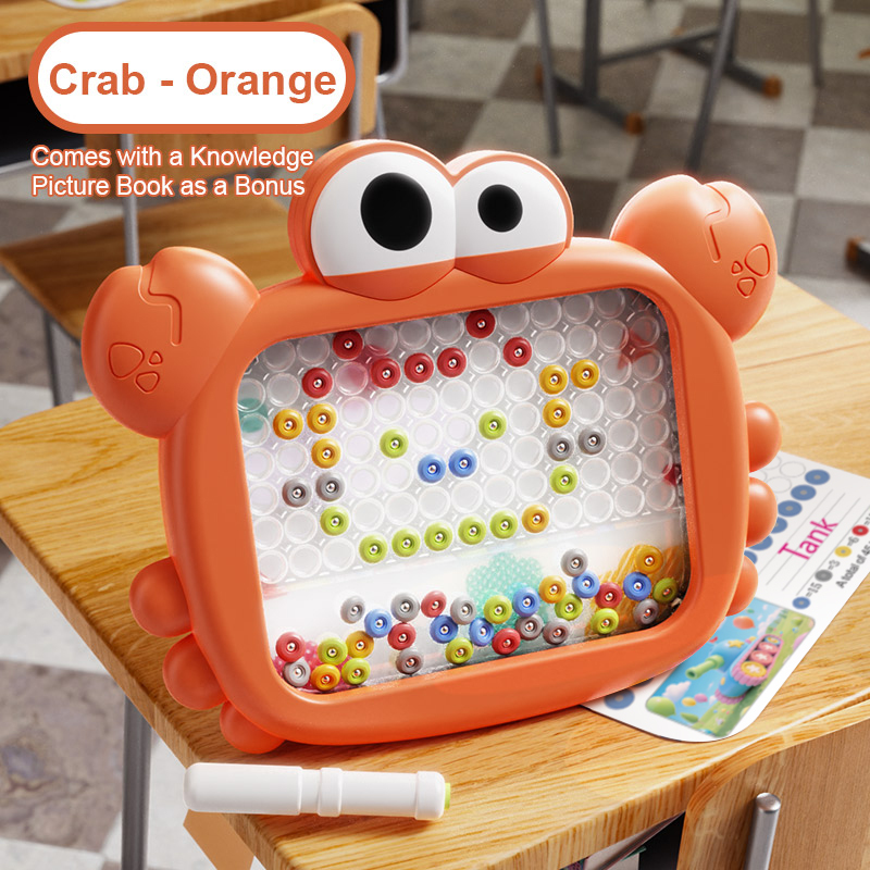 Naranja-60 cuentas +6 tarjetas de preguntas-caja de colores