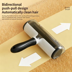 Self Cleaning Reusable <b>Pet</b> Roller <b>Brush</b> with Removable Handle Solid ABS Material Magic Dog Cat Hair Remover <b>Pet</b> Grooming <b>Brush</b> - Product Image 6