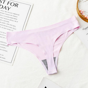 Womens <strong>Thong</strong> Underwear Lace Hollowed Out T Back Low Waist Ice Silk Sexy Cheeky <strong>Thong</strong> <strong>See</strong> <strong>Through</strong> Panties - Product Image 3