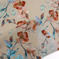 Nouveau tissu en coton imprimé numérique floral personnalisé Flower Safa Textile pour chemisiers, robe, chemise, écologique et biologique