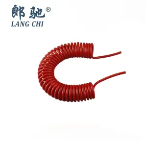 Wholesale high pressure PU spiral pneumatic hose 8mm polyether polyurethane spring tube for air and water