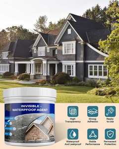 Transparent <b>Waterproof</b> <b>Rubber</b> <b>Sealant</b> 35oz <b>Liquid</b> Eco-Friendly Coating for Roofs Walls Bathrooms Kitchens Indoor/Outdoor Use - Product Image 5