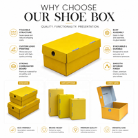 Boîte d'emballage pour chaussures en gros, boîte à chaussures pliable en carton ondulé avec logo personnalisé pour les magasins de vente au détail de baskets, Caja Regalo Carton