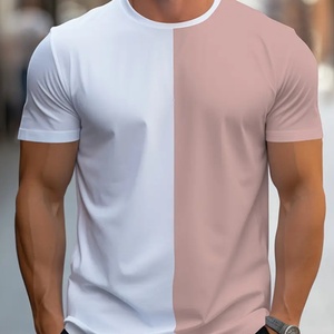 Shorts Sleeve Mens t Shirts 3D <b>Polyester</b> Sublimated Printing Short Sleeve Digital Printing Crew Neck Sports <b>Tshirts</b> for Men - Product Image 1