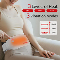 Ceinture chauffante électrique réglable pour le ventre, massage par vibration, protection contre la surchauffe, chauffe-taille pour femmes