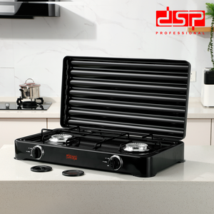 DSP Pro Choice, quemador de gas doble de 2.2KW - Revestimiento de esmalte de alta resistencia, placas extraíbles - Perfecto <span class=keywords><strong>para</strong></span> camping/RV/cocinas al aire libre - Product Image 6