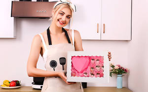 Boîtes Offre Spéciale de boulangerie de boîte de beignet avec la boîte d'emballage de biscuits de macaron de fenêtre de PVC - Product Image 6