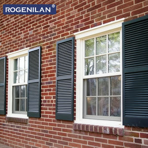 Fenêtres à guillotine verticales en aluminium insonorisées ROGENILAN, couleur personnalisée, isolation thermique, vitrage - Product Image 1