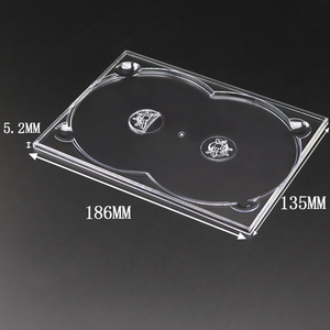 SUNSHING - Estuche Transparente para Discos Blu-Ray y DVD, Tamaño Digi Tray para 2 Discos, Delgado, Negro, Transparente, para Discos CD, Embalaje Protector para Discos DVD - Product Image 4