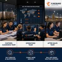 Firebird Top Sea Freight Forwarder Agent Shipping DDP Door to Door Transport Maritime International Chine vers Canada France Italie