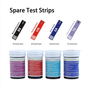 Kit Misuratore 4-in-1 ACCU ANSWER ISAW per Emoglobina, Colesterolo, Acido Urico e Glucosio, Include Strisce Reattive, Lancette e <span class=keywords><strong>Penna</strong></span> - Product Image 4