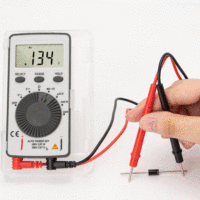 AN101 Mini Multimeter Digital Multimetro Tester DC/AC Tegangan Arus Lcr Meter Saku Profesional Tester