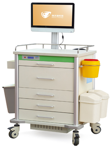 Chariot <span class=keywords><strong>de</strong></span> <span class=keywords><strong>poste</strong></span> <span class=keywords><strong>de</strong></span> <span class=keywords><strong>travail</strong></span> hospitalier mobile MT MEDICAL Véhicule hospitalier Appareil médical Chariot à médicaments Équipement hospitalier - Product Image 3