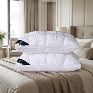 <span class=keywords><strong>Almohada</strong></span> de Hotel de Lujo Cinco Estrellas, <span class=keywords><strong>Almohada</strong></span> Hilton, Relleno de <span class=keywords><strong>Fibra</strong></span> de Poliéster de 1000g, Lavable, Soporte Ergonómico para el Cuello, para Dormir - Product Image 1