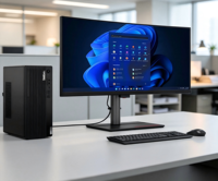 PC Desktop Tower ThinkCentre M80t Gen 3 Generasi ke-12 Kondisi Mulus Tanpa Goresan Grade A Teruji Fungsional dan Beroperasi