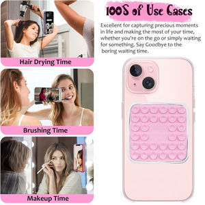 Supporto per <span class=keywords><strong>telefono</strong></span> a ventosa in silicone, doppio lato rimovibile, per iPhone, accessori per <span class=keywords><strong>telefono</strong></span> a mani libere - Product Image 2