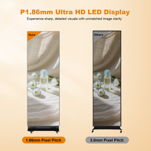 360spb liền mạch dẫn Poster 80 "p1.86 GoB có thể gập lại signage Máy nghe nhạc quảng cáo với trường hợp chuyến bay bao gồm cho sự kiện cho thuê & đám cưới - Product Image 3