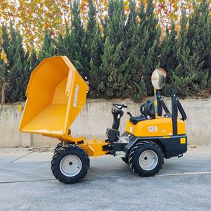 Camión Volquete Compacto HIGHTOP HT130 con Asiento Giratorio de 90 Grados, Maquinaria de Construcción - Product Image 1