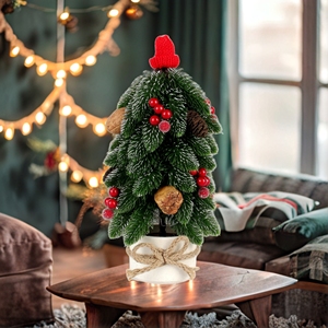 ของตกแต่งคริสต์มาสปี 2025 ต้นคริสต์มาสขนาดเล็ก 31 ซม. สำหรับตกแต่งโต๊ะทำงาน ผู้ผลิตขายส่งของตกแต่งงานปาร์ตี้คริสต์มาส - Product Image 6
