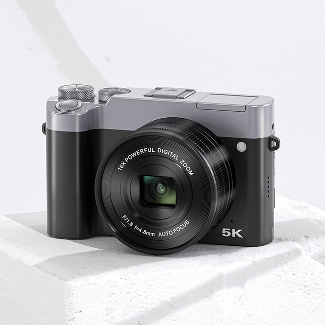 5K 3.6\" Mirrorless Digital DSLR Camera for Blogging Vlogging & YouTube Video Dual-Camera Professional Photography with Hot Shoe
